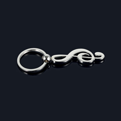 Porte-clés métallique à note rotative