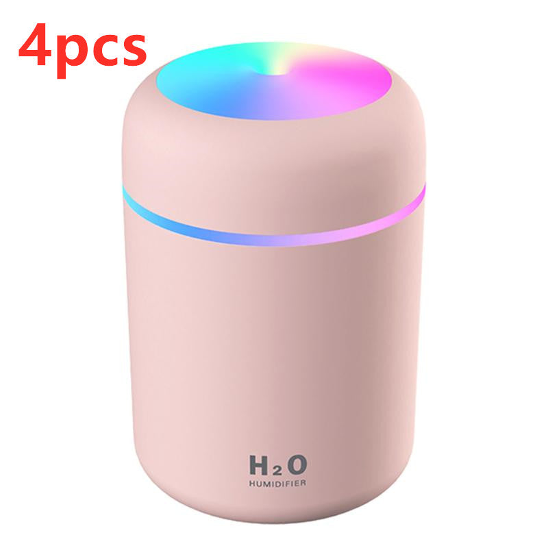 Atomizador de escritorio USB doméstico, mini, silencioso, para dormitorio, gran volumen de niebla