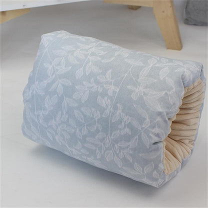 Almohada de brazo ajustable de algodón para lactancia de bebé, almohada de lactancia lavable para bebés, cojín de brazo para lactancia