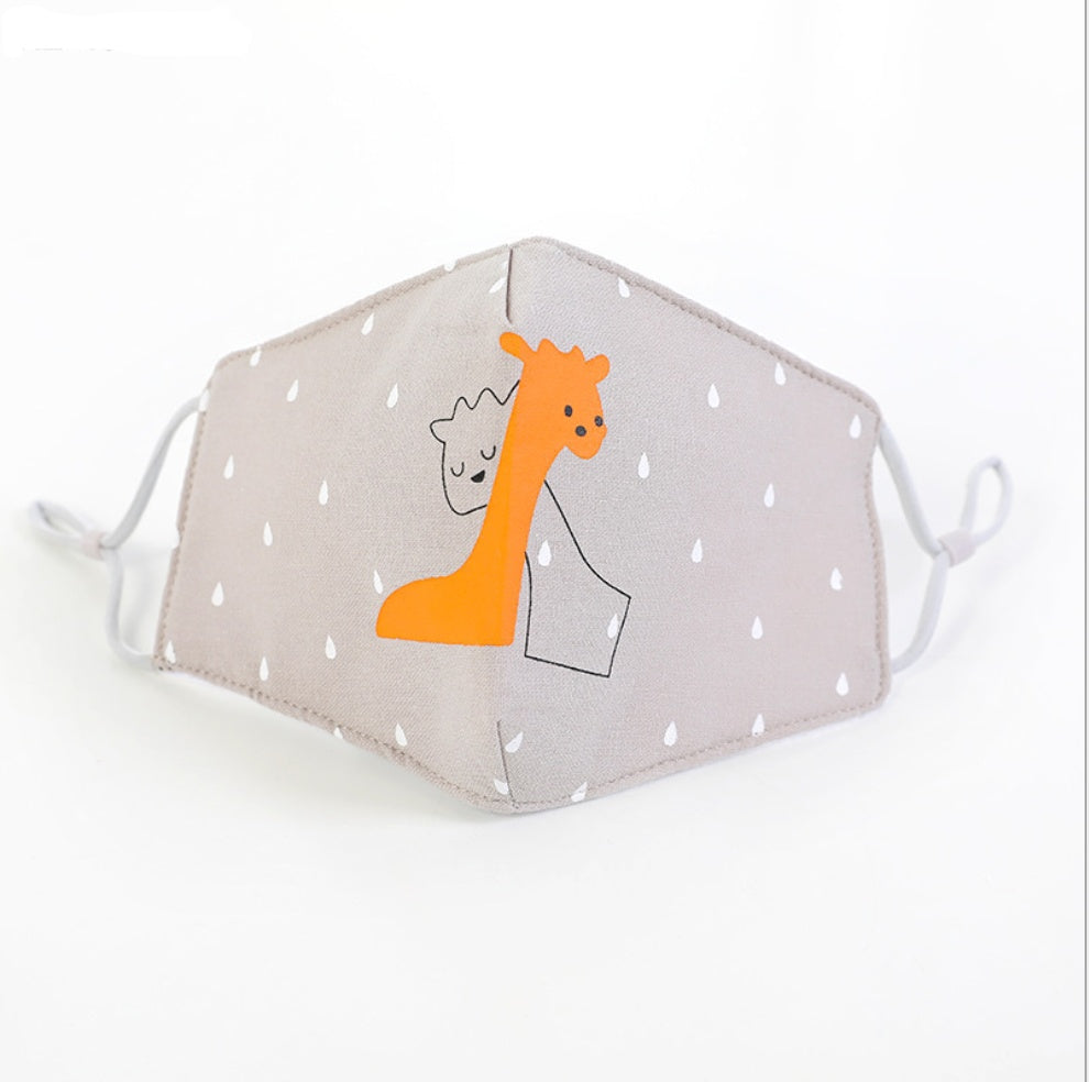 Masque facial en coton pour enfant, masque pour adulte