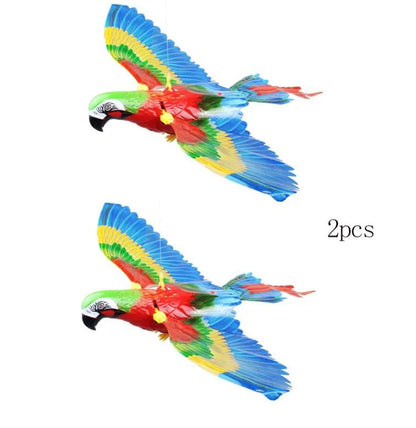 Simulación de Pájaros Juguetes Interactivos para Gatos Mascotas Colgantes Águila Voladora Juguetes para Gatos y Perros Accesorios y Suministros para Gatos Animales