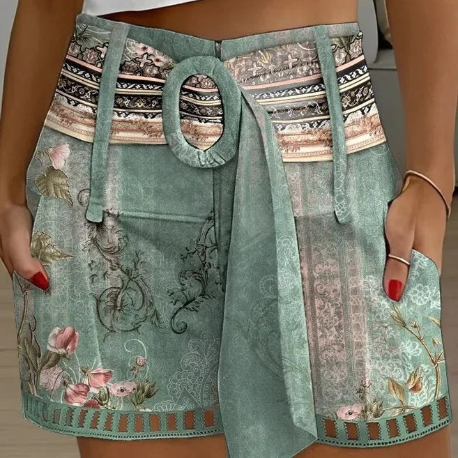 Pantalones cortos casuales de encaje para verano