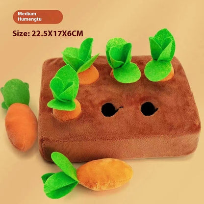 Jouets en peluche créatifs de radis à tirer
