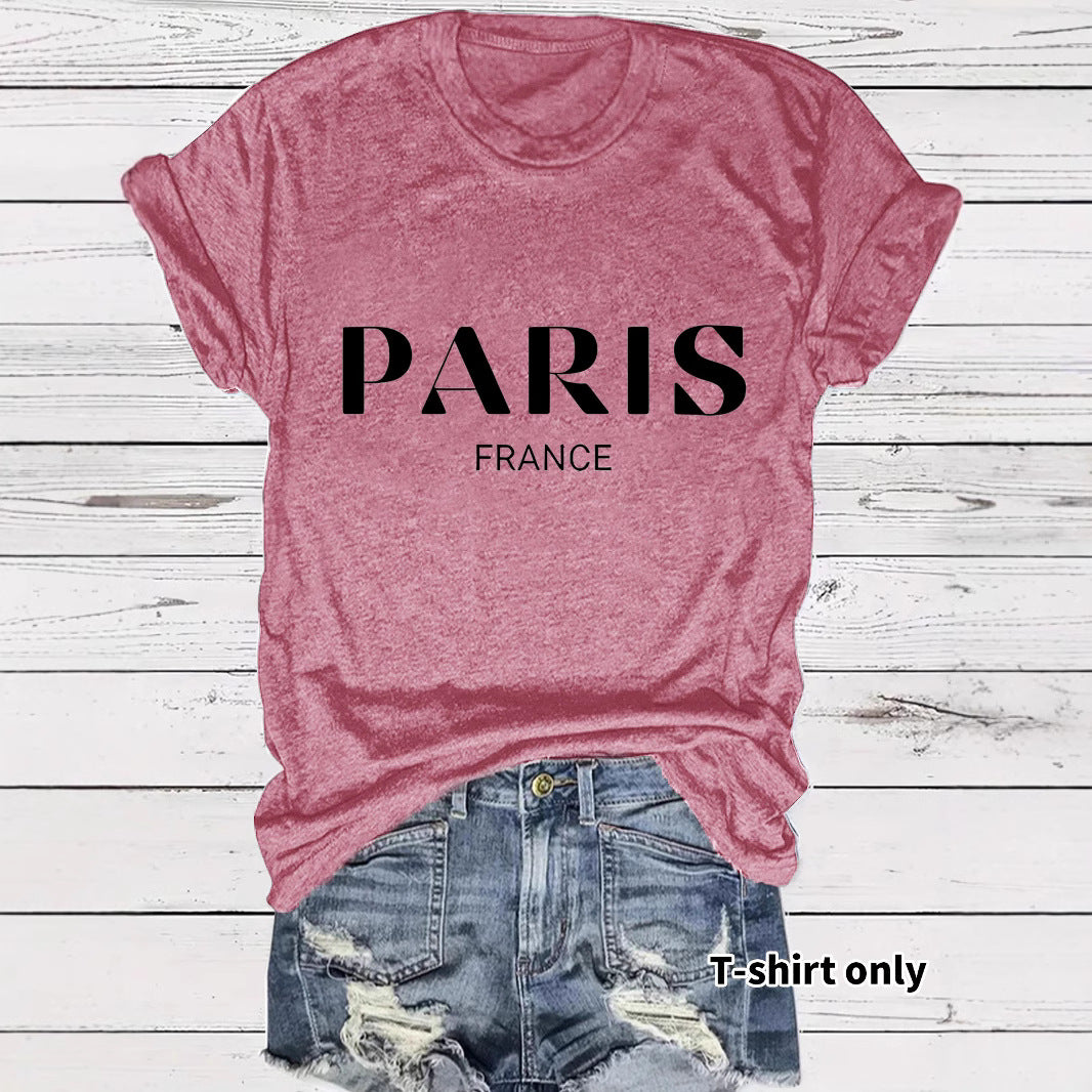 T-shirt Paris letters