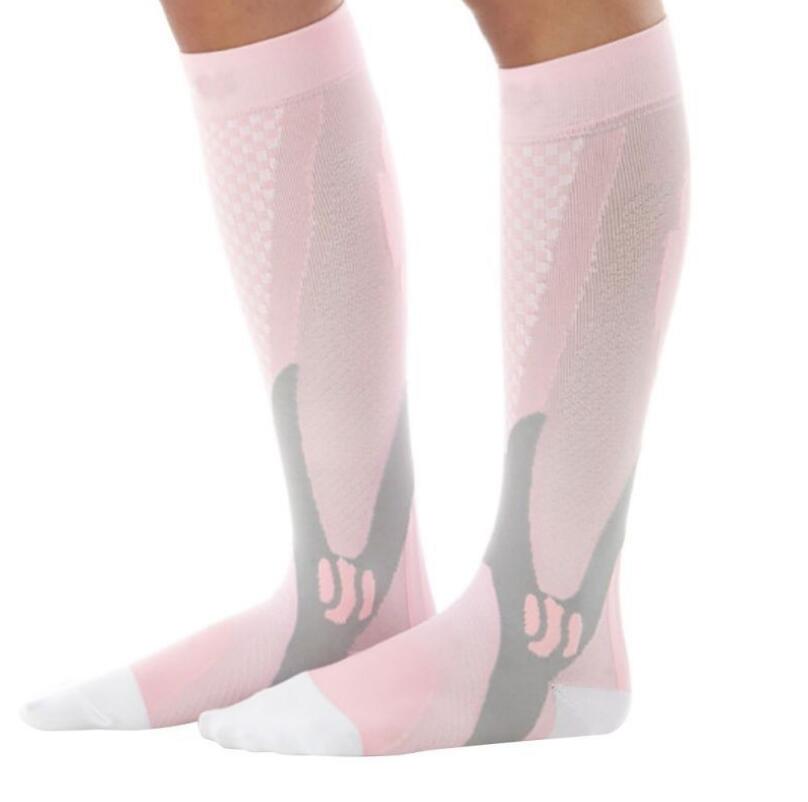 Chaussettes de compression pour hommes et femmes, idéales pour le sport, la course, les voyages, la circulation et la récupération, boostent l'endurance