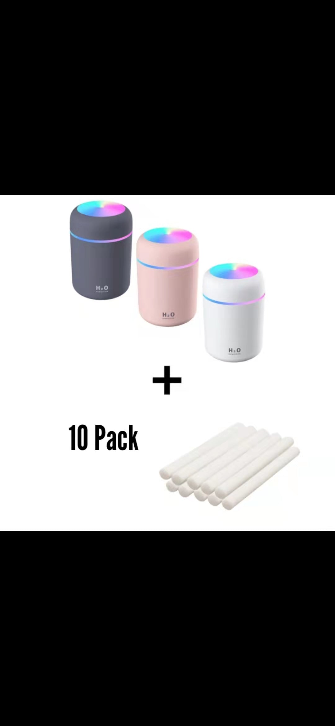 Atomizador de escritorio USB doméstico, mini, silencioso, para dormitorio, gran volumen de niebla