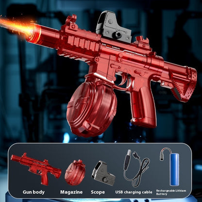 Nouveau pistolet à eau électrique Ice Mouse Ice Explosion, haute vitesse, tir continu, rechargement à liaison, grande capacité pour enfants