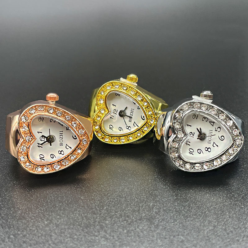 Nuevo Reloj de Anillo Digital Joyería Creativa para Estudiantes