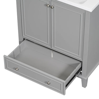 30inchgrey Bathroom Vanity with Sink by eprolo
