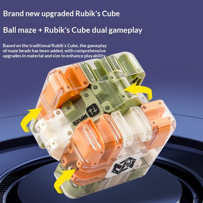 Jouet pour enfant de réflexion logique Cube de Rubik Labyrinthe de perles