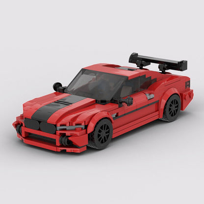 Jouets pour enfants Modèle de voiture Voiture de sport et petites briques de construction MOC Jouets éducatifs