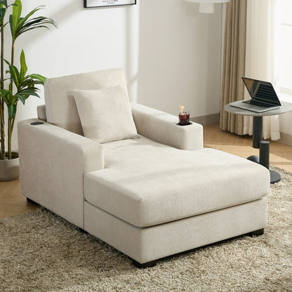 Tumbona oversized de 100.8 cm Sofá-diván de estilo moderno