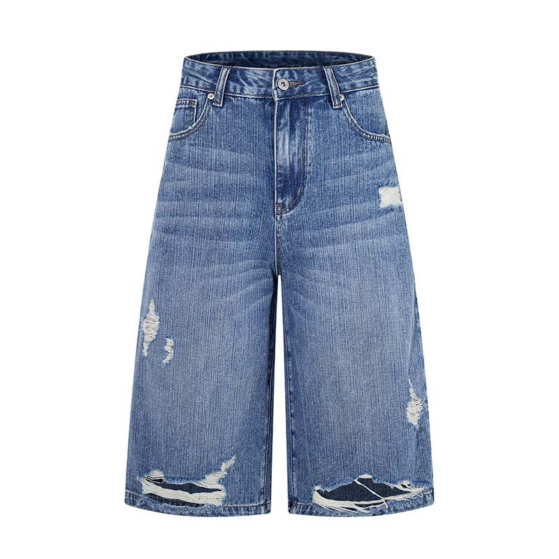 Vintage-Inspired Denim Shorts