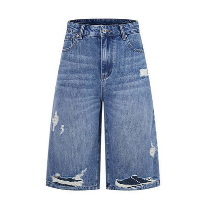 Vintage-Inspired Denim Shorts