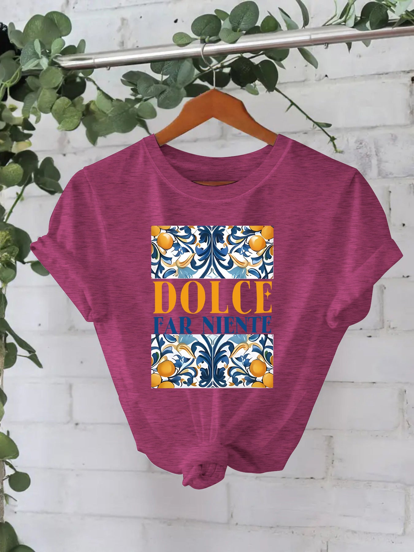 T-shirt DOLCE print
