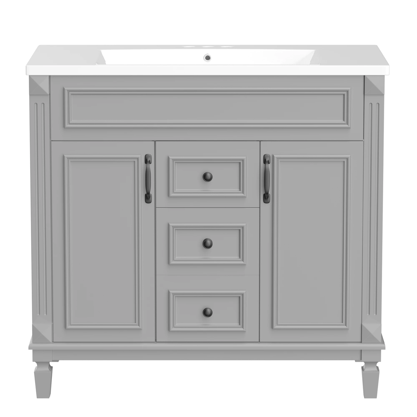 36'' Bathroom Vanity with Top Sink by eprolo