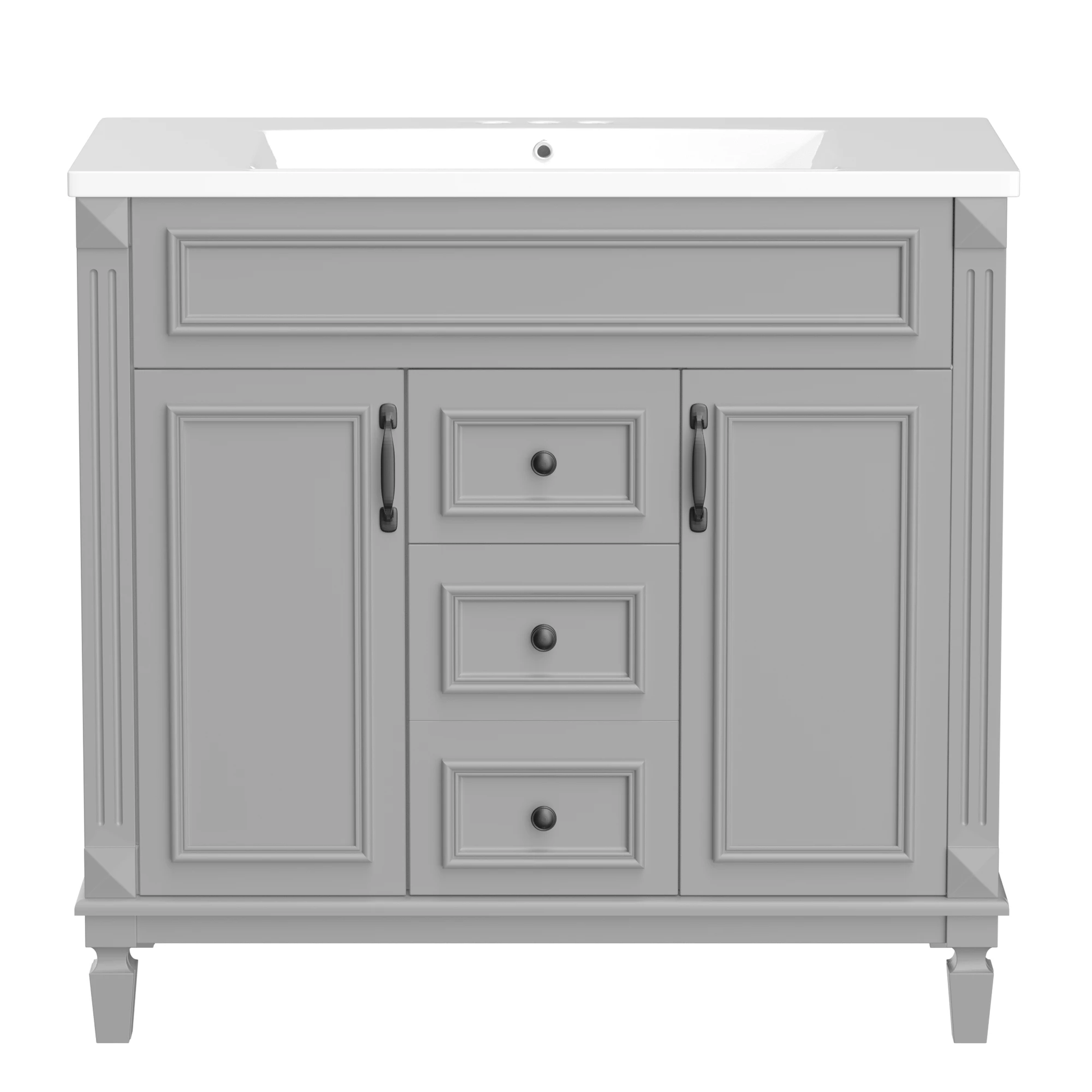 36'' Bathroom Vanity with Top Sink by eprolo