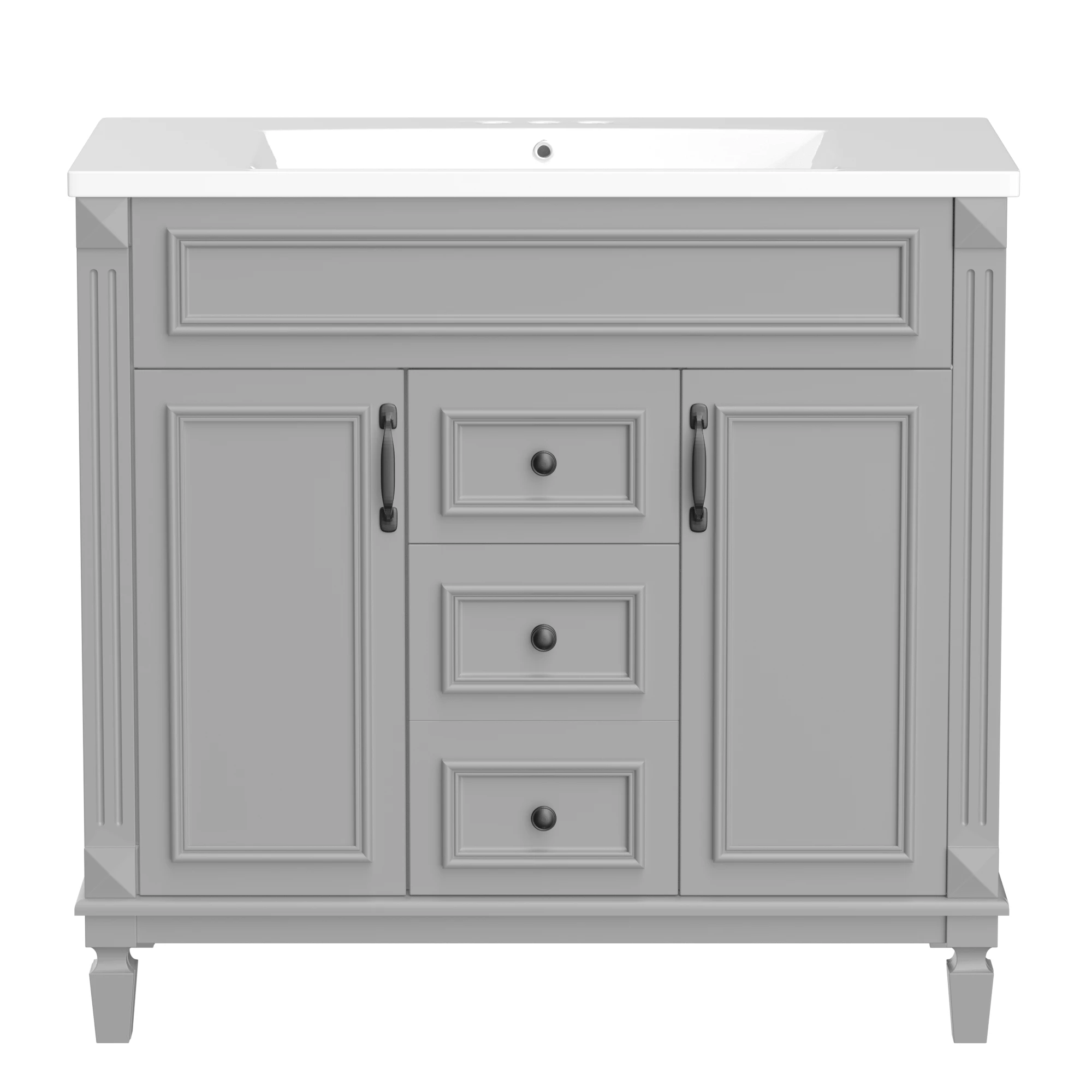 36'' Bathroom Vanity with Top Sink by eprolo