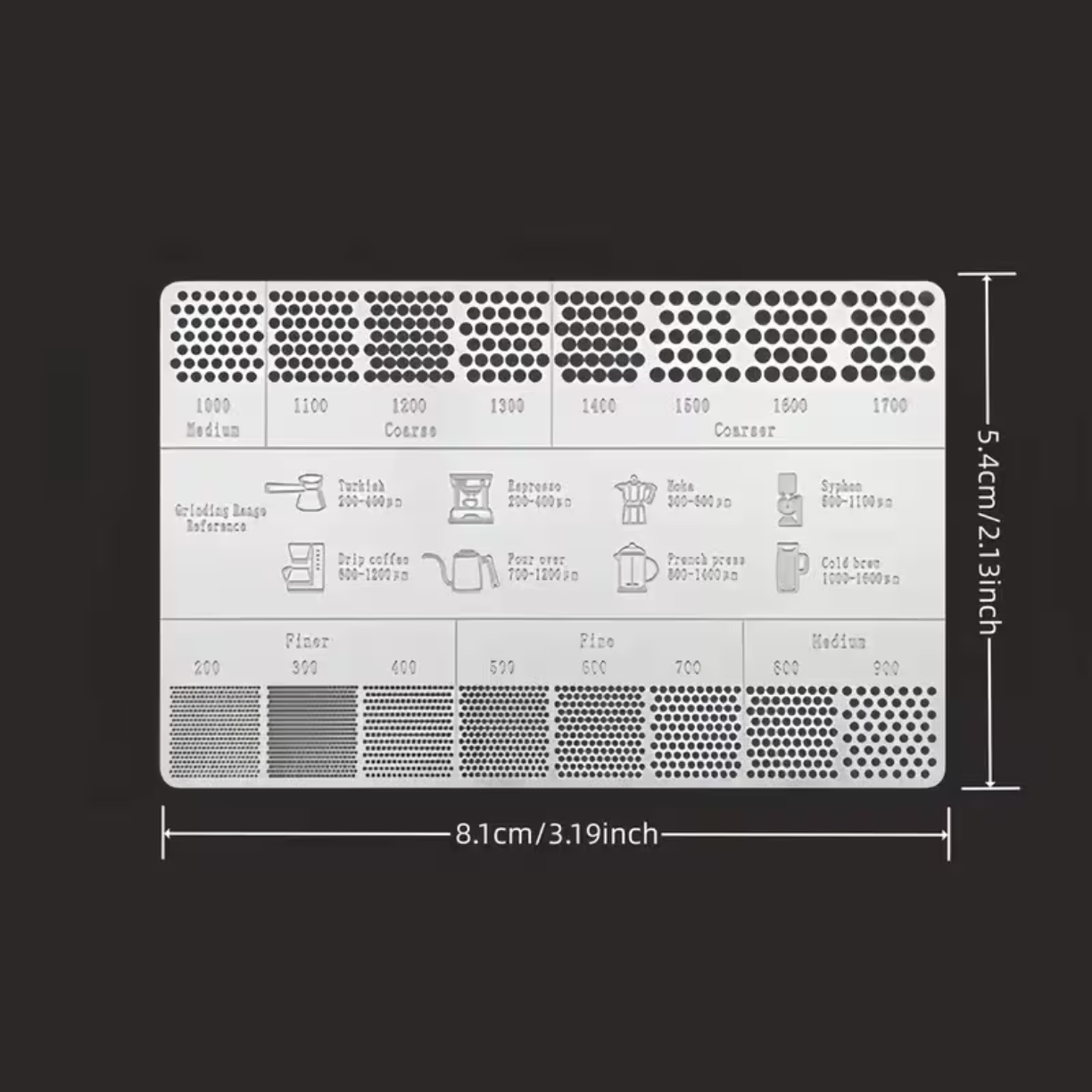 Professional Coffee Grinding Guide & Brewing Methods Chart-1