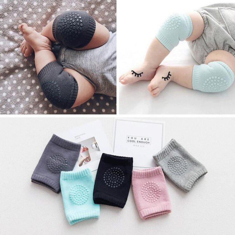 Genouillères et coudières antidérapantes pour bébés, avec colle, pour ramper