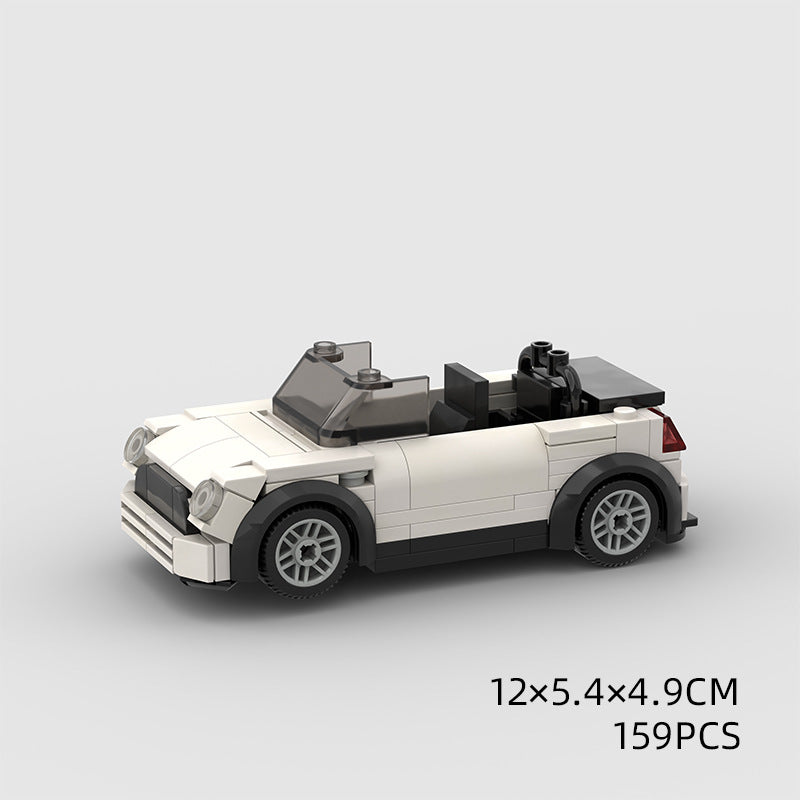 Jouets pour enfants Modèle de voiture Voiture de sport et petites briques de construction MOC Jouets éducatifs