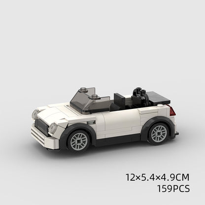 Jouets pour enfants Modèle de voiture Voiture de sport et petites briques de construction MOC Jouets éducatifs