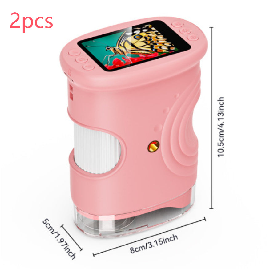 Microscope numérique portable pour enfants pour l'exploration en extérieur