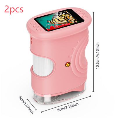 Microscope numérique portable pour enfants pour l'exploration en extérieur