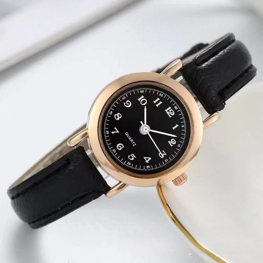 Montre de Couple à Petit Cadran, Style Coréen, Mignonne et Littéraire, à Fine Bracelet, pour Étudiante