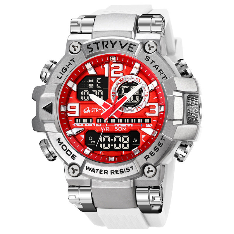 Nuevo reloj electrónico luminoso deportivo colorido impermeable, reloj multifuncional para estudiantes