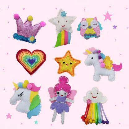 Jouets éducatifs créatifs en feutrine cousus main pour enfants