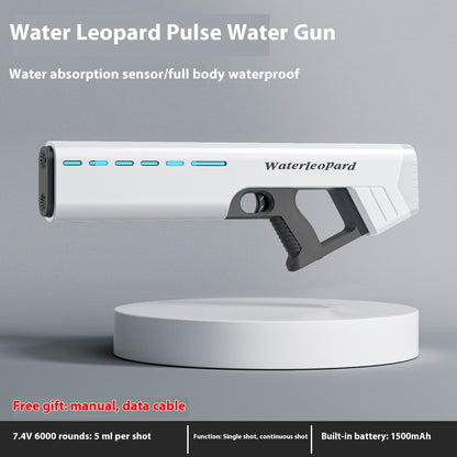 Pistolet à eau électrique continu à lumière froide et induction automatique