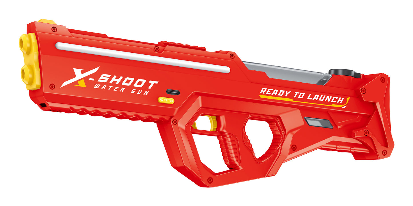 Grand pistolet à eau électrique à impulsion avec lumière