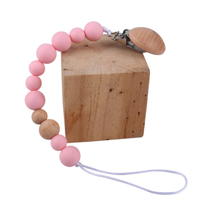 Attache-sucette pour bébé, chaîne de mamelon en silicone