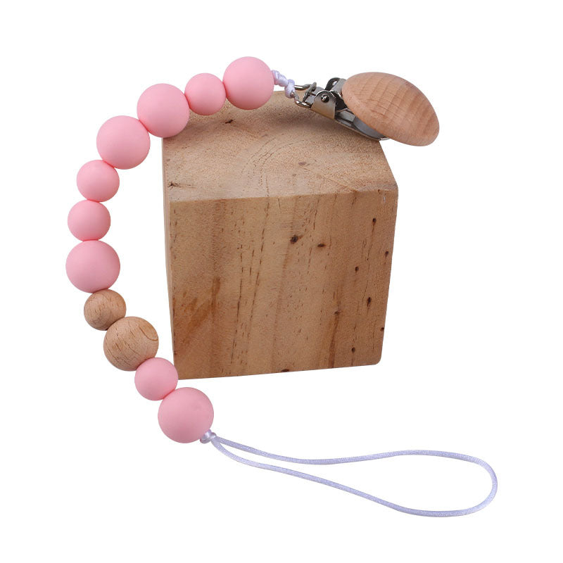 Attache-sucette pour bébé, chaîne de mamelon en silicone