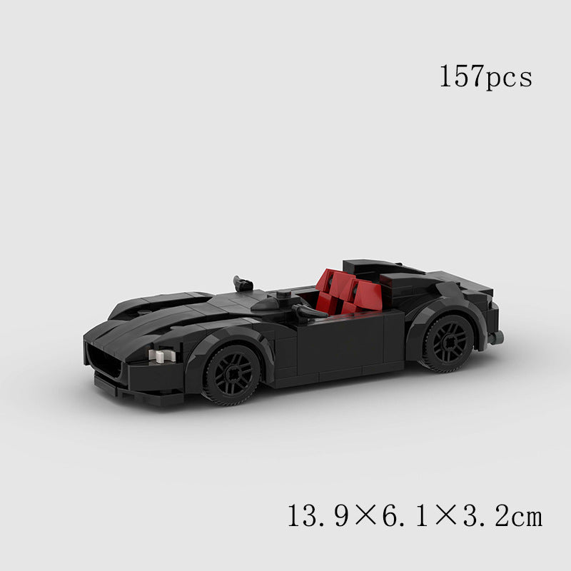 Jouets pour enfants Modèle de voiture Voiture de sport et petites briques de construction MOC Jouets éducatifs
