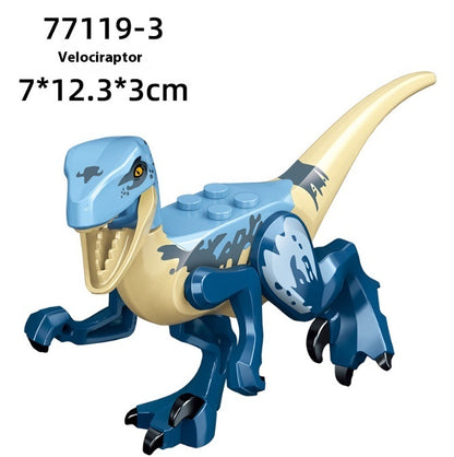 Blocs de construction de jouets dinosaures, petites particules de puzzle