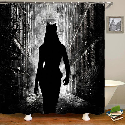 Cartoon Anime Spiderman 3D Shower Curtains Washable curtains for bathroom shower by eprolo