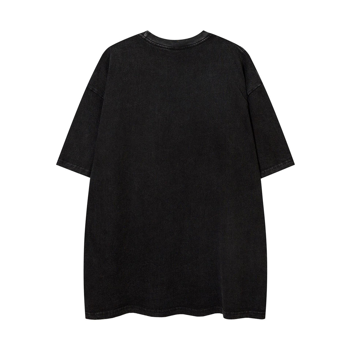 Cowboy Embroidered Letter Loose Short Sleeve