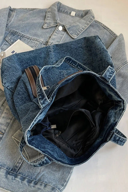 Bolso de mezclilla mediano