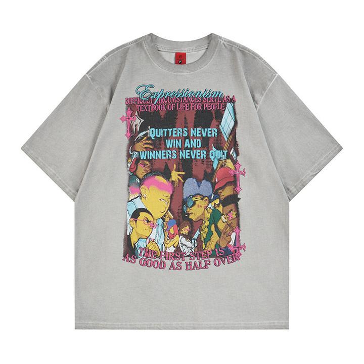 Character short sleeved T-shirt