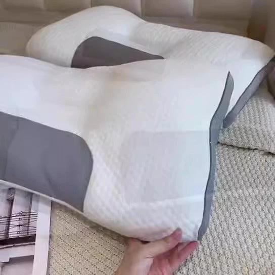 Light Luxury SPA Massage Pillow Single Pillow Core Neck Protection Adult Sleep Pillow Fiber Zone Massage Cervical Pillow Dormito by eprolo