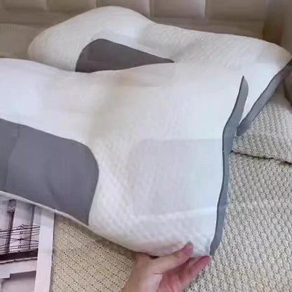 Light Luxury SPA Massage Pillow Single Pillow Core Neck Protection Adult Sleep Pillow Fiber Zone Massage Cervical Pillow Dormito by eprolo