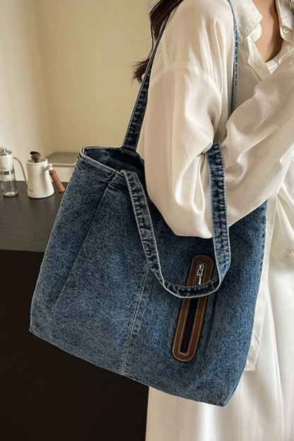 Bolso de mezclilla mediano