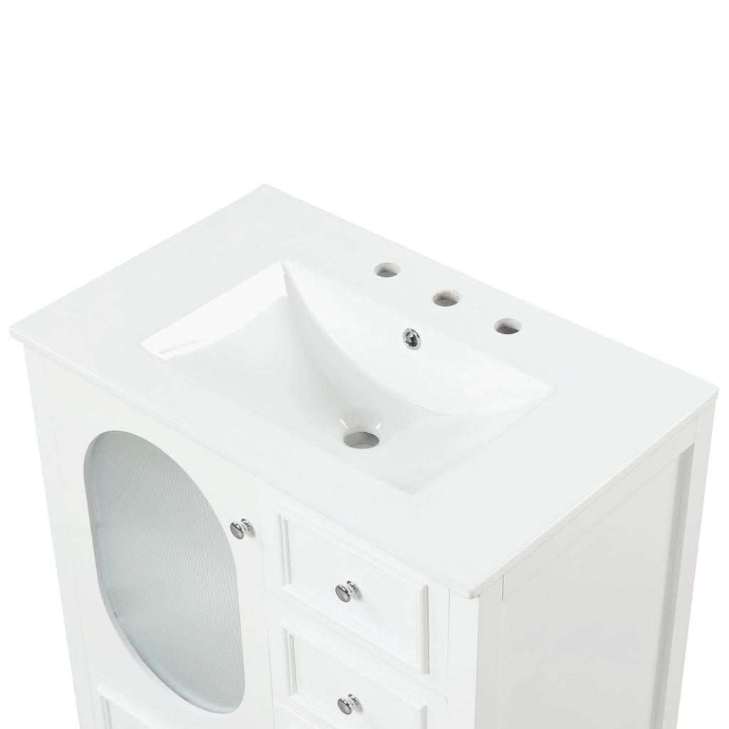 30" Bathroom Vanity with Sink by eprolo