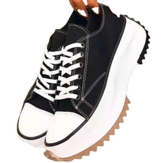 Low cut thick soled canvas shoes for women canvas thick soled canvas shoes by eprolo