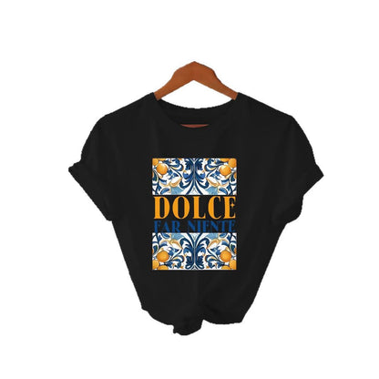 T-shirt DOLCE print