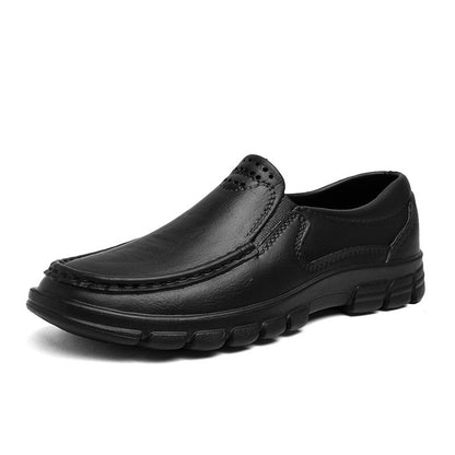 Chaussures en cuir décontractées légères pour hommes