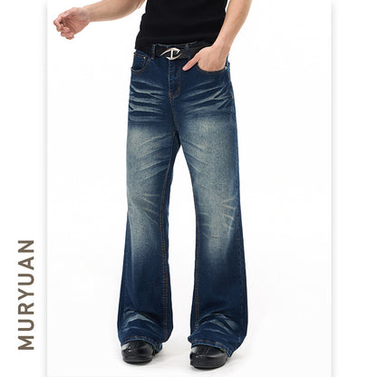 Jean évasé extensible slim style urbain