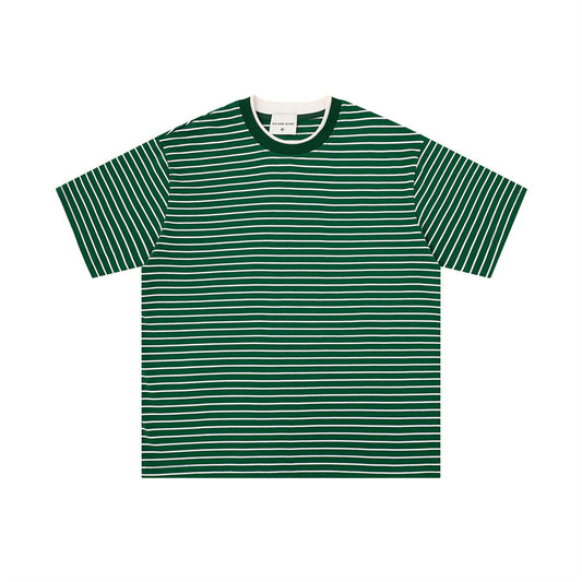 T-shirt rayé ample à manches courtes